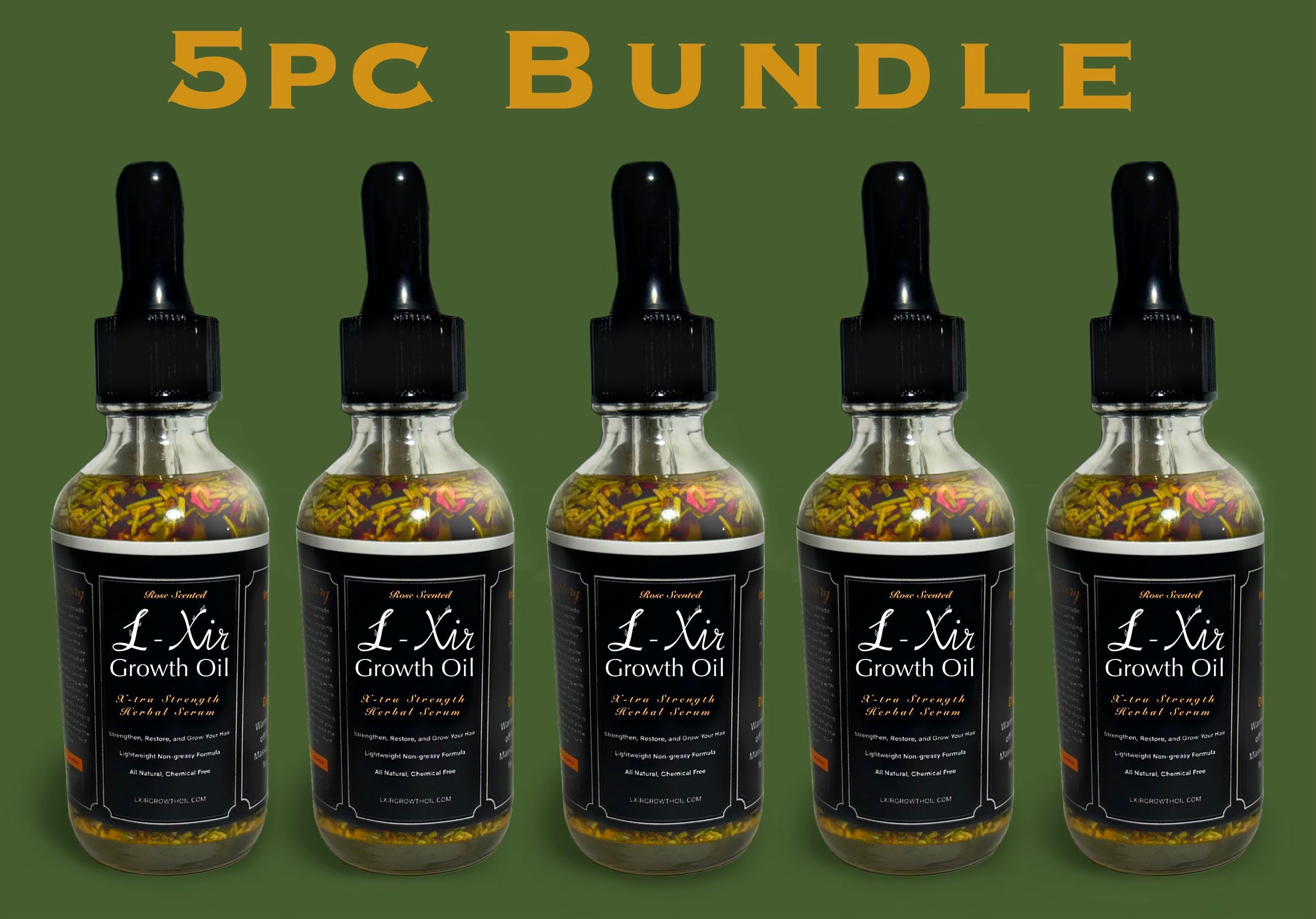 X-tra Strength Herbal Serum 5 piece Bundle ( 3 month supply )